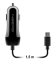Adaptér do auta GoGEN integrovaný kabel (micro USB), 1x USB, 2,1A (CH28MCB) černý