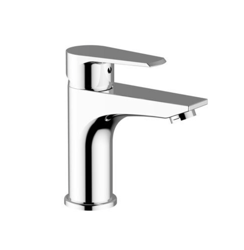 Baterie umyvadlová stojánková bez ovládání odtoku, chrom