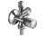 Ventil kombi SCHELL 1/2" x 3/8" x 3/4"
