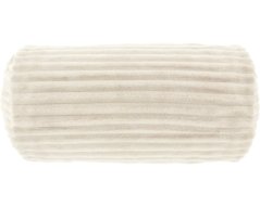 Dekorativní polštář Dez Kord bílý válec Ø 25 x 45 cm