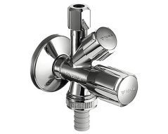 Ventil kombi SCHELL 1/2" x 3/8" x 3/4"