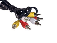 Kabel 3x CINCH - 3x CINCH (Stereo audio + video) (1,2m)