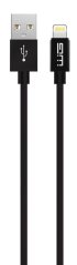 WG Datový kabel USB-A_Lightning, 2,4 A, černý, 100 cm