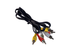 Kabel 3x CINCH - 3x CINCH (Stereo audio + video) (1,2m)