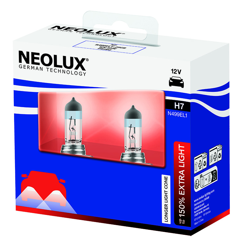 NEOLUX Extra light +150 H7 12V N499EL1-Duobox NEOLUX Extra light +150 H7 12V N499EL1-Duobox