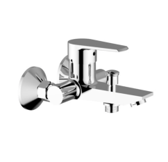 Baterie vanová nástěnná bez příslušenství, rozteč 100 mm, chrom