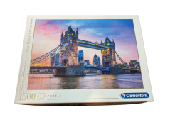 Vysoce kvalitní kolekce - 1500 dílků puzzle - Západ slunce nad Tower Bridge