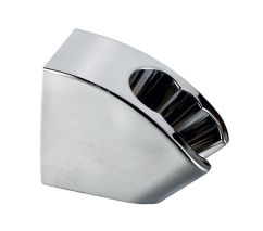 Držák sprchy pevný se 3 polohami, plastový, chrom