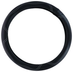ALLRIDE Potah na volant 37-39 cm, prošívaný černý