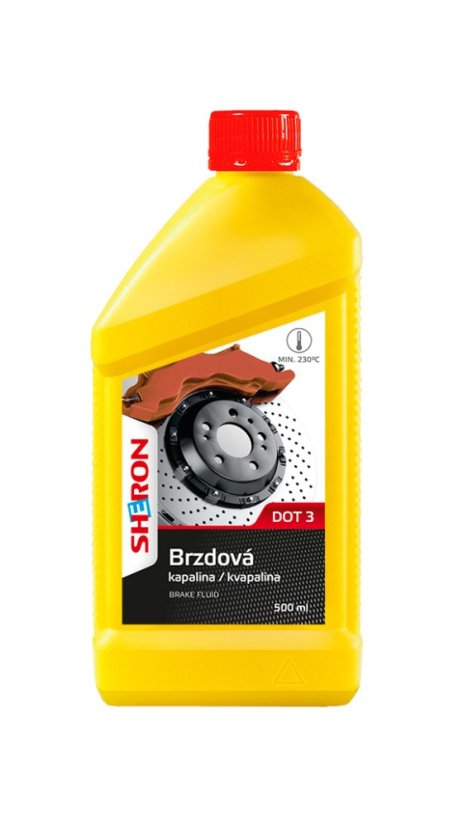 SHERON Brzdová kapalina DOT 3, 500 ml