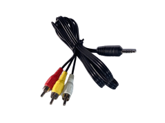 Kabel 3x CINCH - Jack 3,5mm (1,2m)