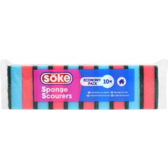 Houbičky na nádobí, 10ks (SOKE)