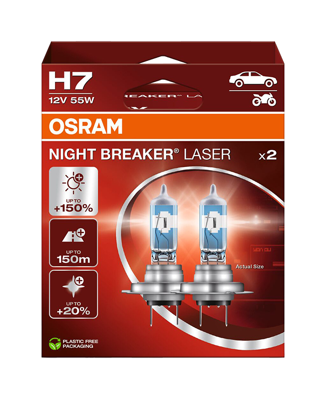 OSRAM NB Laser NG H7 12V 64210NL-Duobox NEW OSRAM NB Laser NG H7 12V 64210NL-Duobox NEW