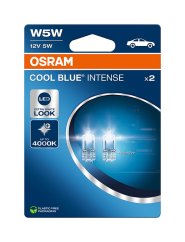 OSRAM Cool Blue Intense NG W5W 12V 2825HCBN-02B NEW