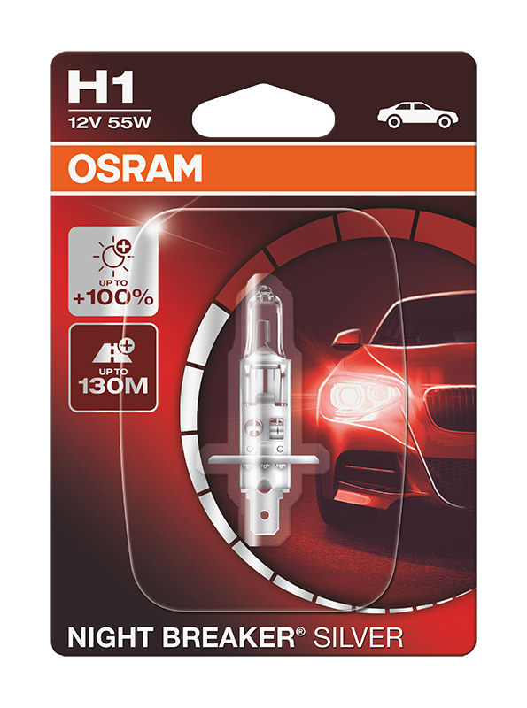 OSRAM NB Silver NG H1 12V 64150NBS-01B NEW