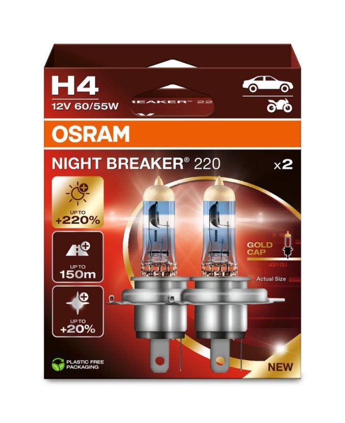 OSRAM NB +220 H4 12V 64193NB220-ks