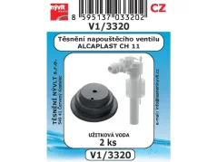 Nývlt, Těsnění napouštěcího ventilu ALCAPLAST CH11, sada 2ks