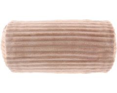 Dekorativní polštář Dez Kord růžový válec Ø 25 x 45 cm