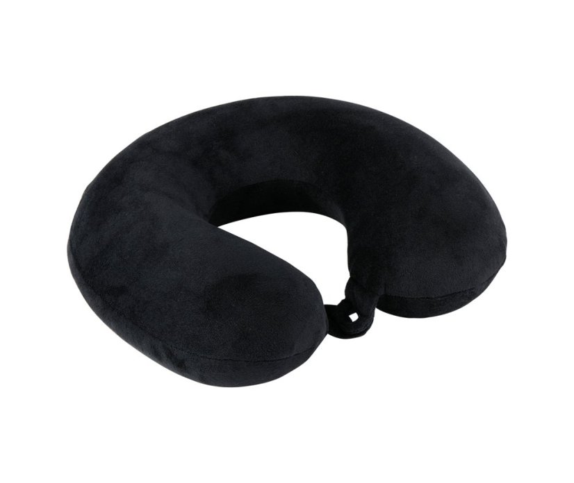 DUNLOP Cestovní polštářek z paměťové pěny černý/šedý