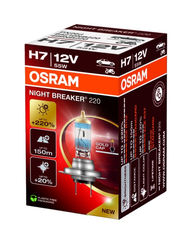 OSRAM NB +220 H7 12V 64210NB220-ks